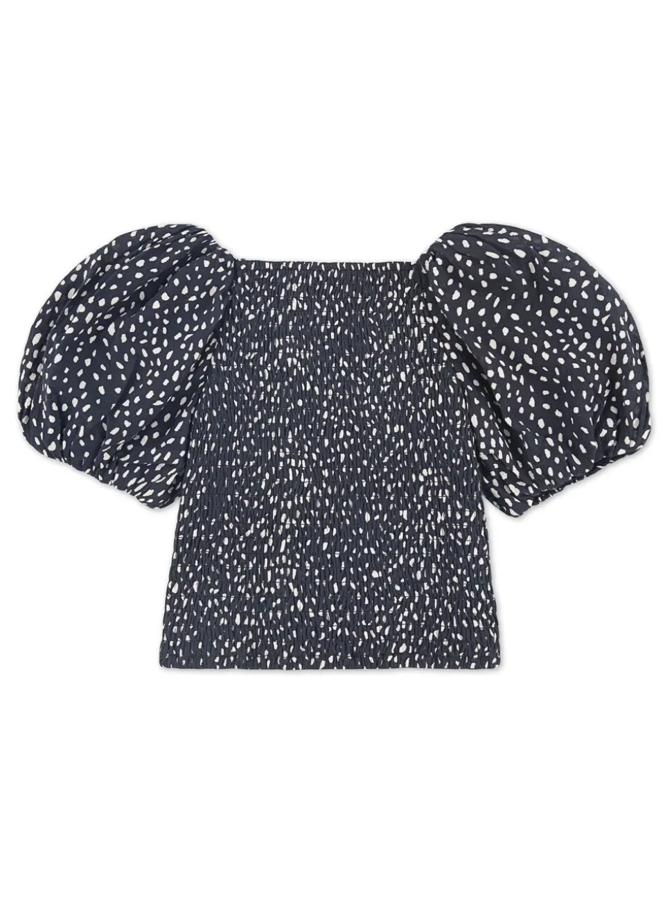 Abercrombie & Fitch Black Emerson Puff Sleeve Top