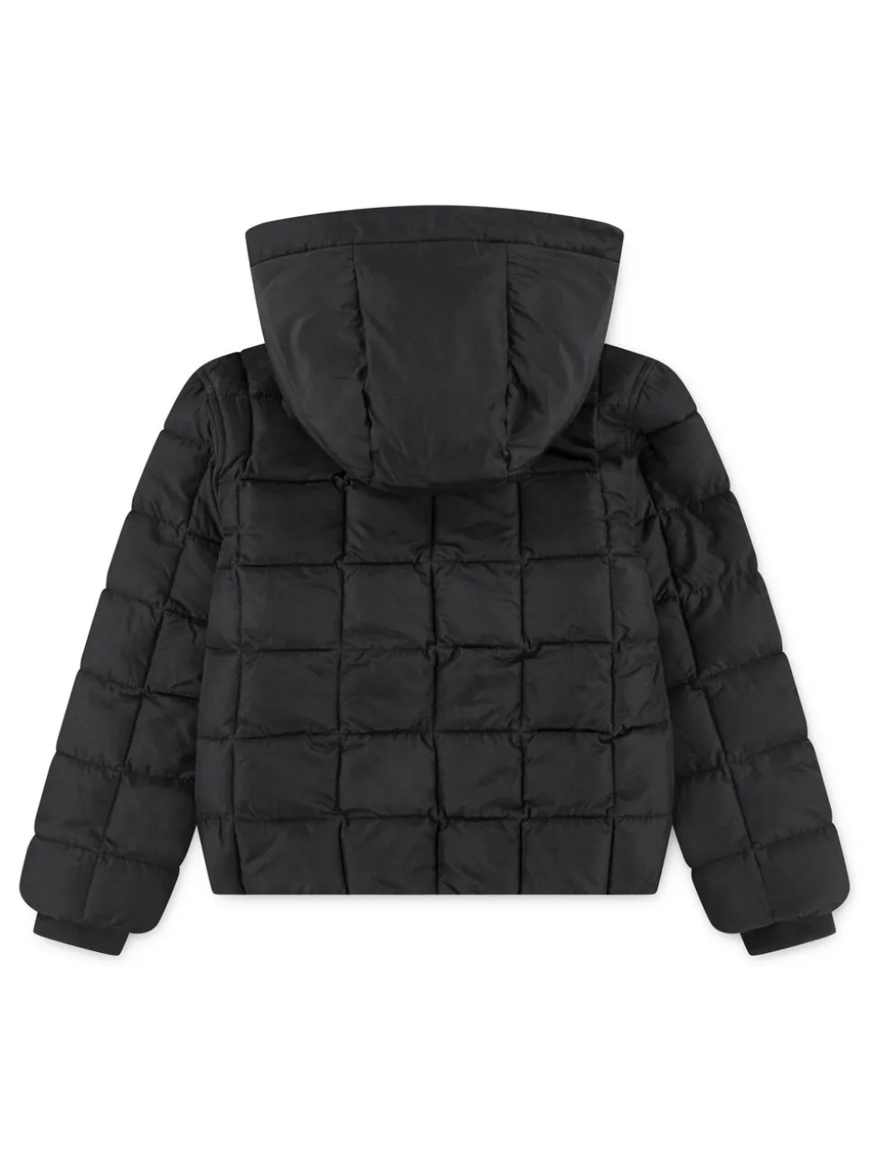 Abercrombie & Fitch Black Midweight Puffer Jacket