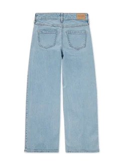 Abercrombie & Fitch Blue High Rise Wide Leg Jeans