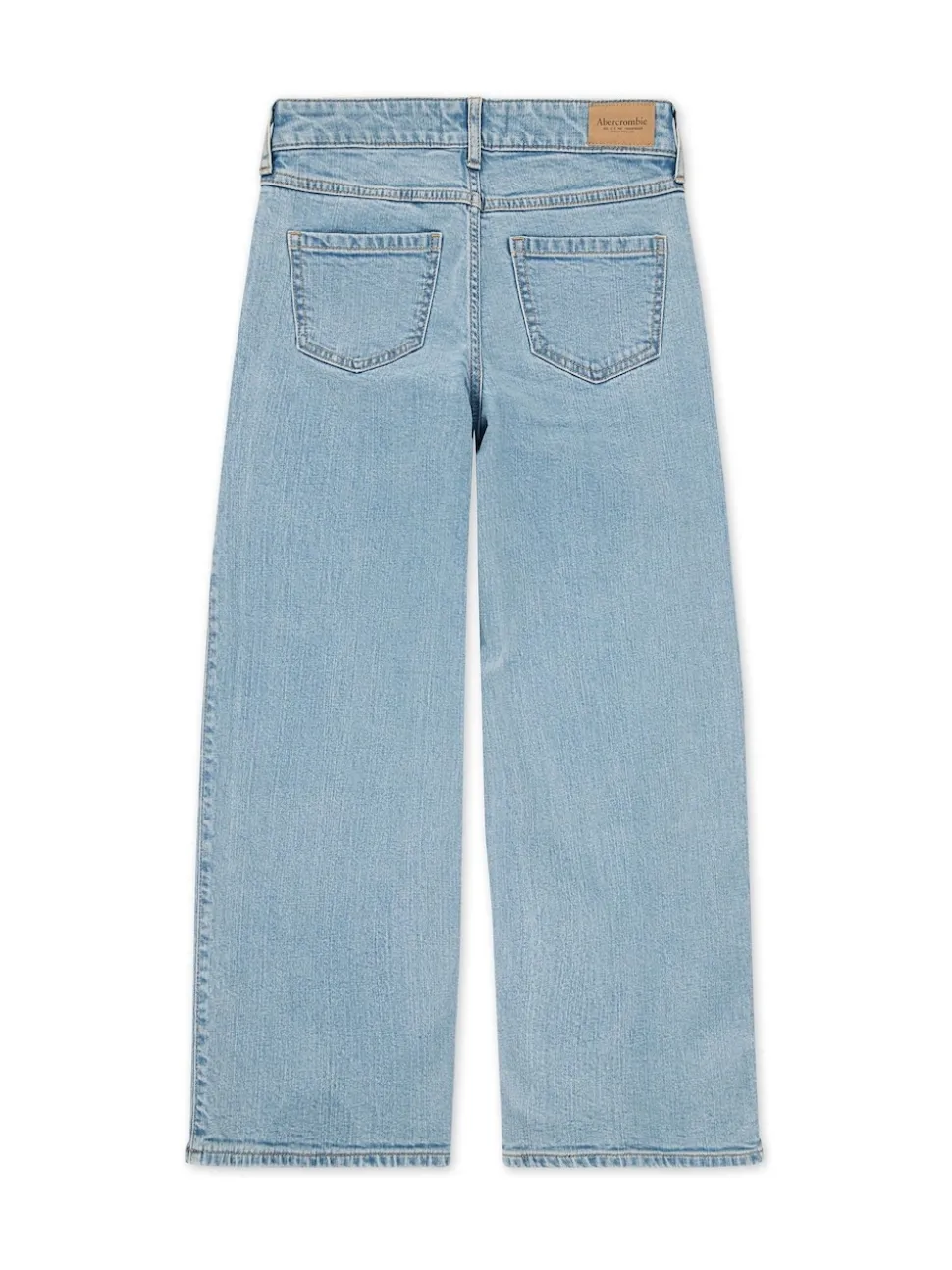 Abercrombie & Fitch Blue High Rise Wide Leg Jeans
