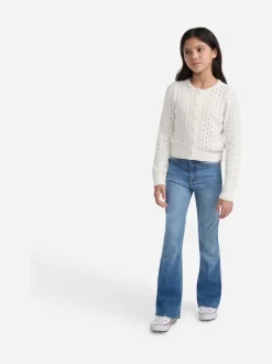 Abercrombie & Fitch Blue High Rise Flare Jeans