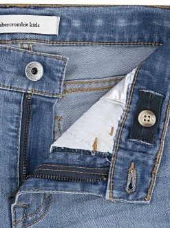 Abercrombie & Fitch Blue High Rise Flare Jeans
