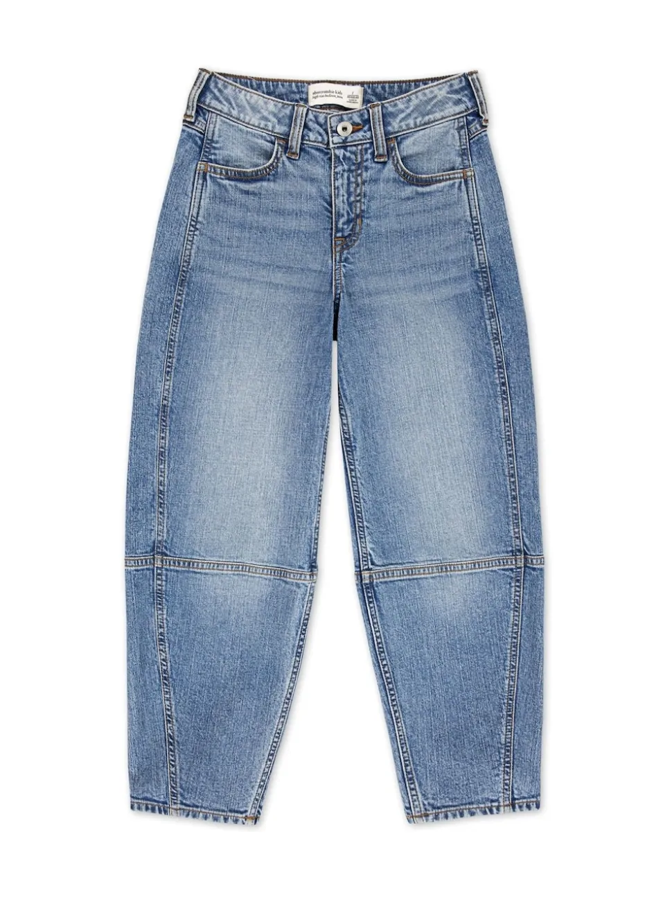 Abercrombie & Fitch Blue High Rise Barrell Jeans
