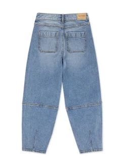Abercrombie & Fitch Blue High Rise Barrell Jeans