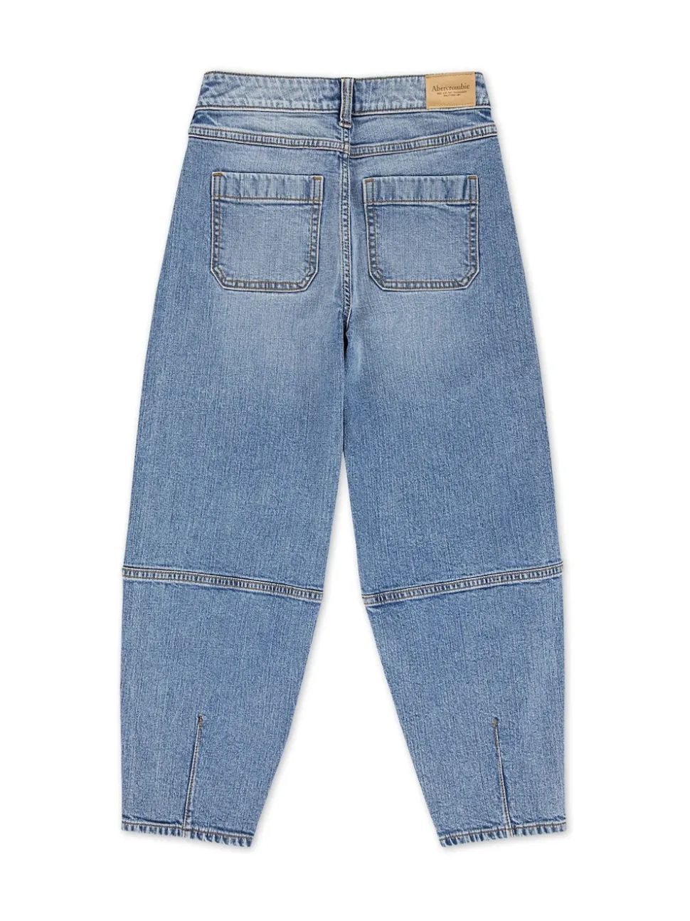 Abercrombie & Fitch Blue High Rise Barrell Jeans