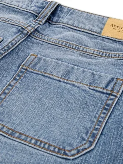 Abercrombie & Fitch Blue High Rise Barrell Jeans