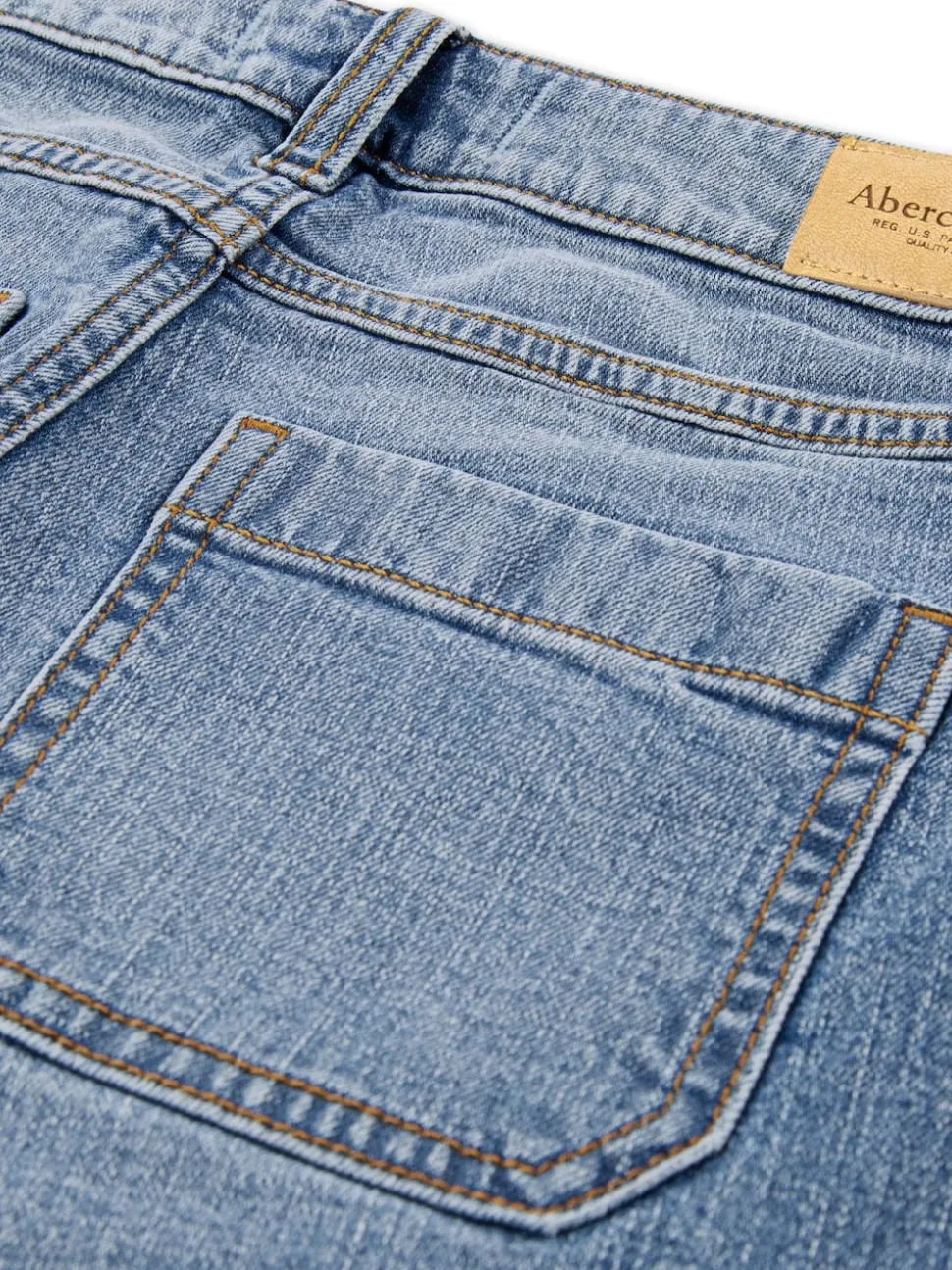Abercrombie & Fitch Blue High Rise Barrell Jeans