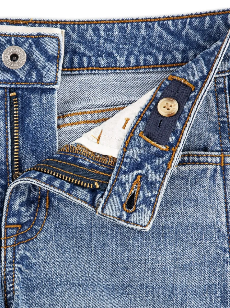Abercrombie & Fitch Blue High Rise Barrell Jeans