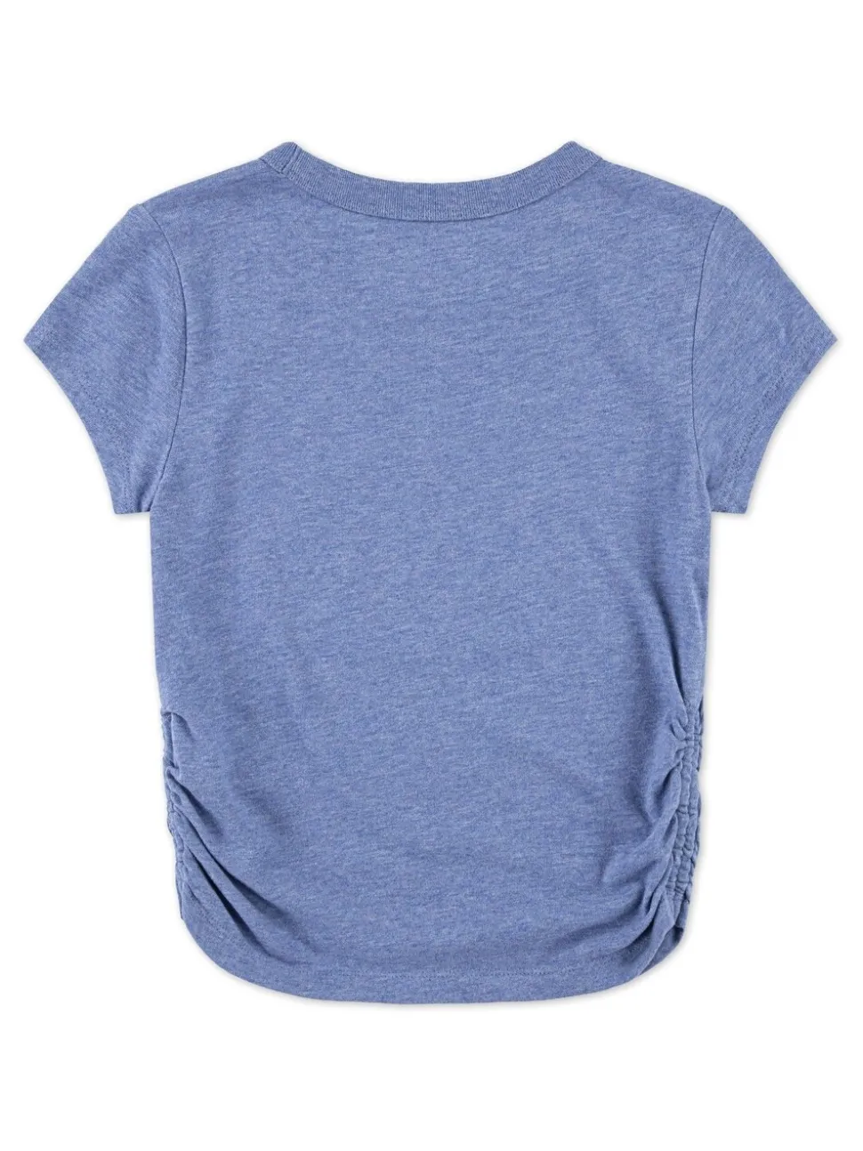 Abercrombie & Fitch Blue Logo Ruched T-Shirt