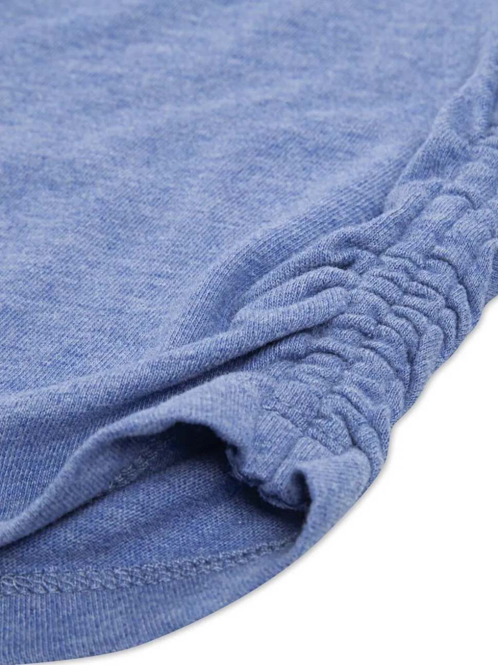 Abercrombie & Fitch Blue Logo Ruched T-Shirt