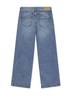 Abercrombie & Fitch Blue Navy High Rise Wide Leg Jeans