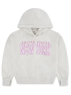Abercrombie & Fitch Cream New York Popover Hoodie