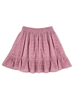 Abercrombie & Fitch Pink Abercrombie & Fitch Pink Eyelet Mini Skort