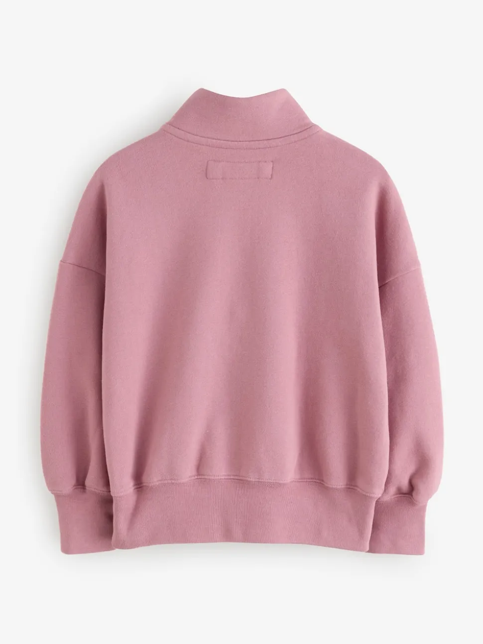 Abercrombie & Fitch Pink Essential Half Zip Sweatshirt