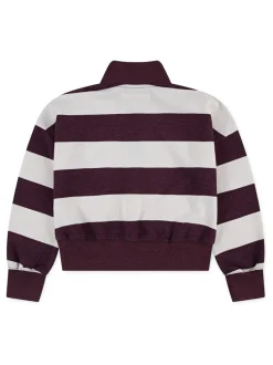 Abercrombie & Fitch Red Quarter Zip Preppy Jumper