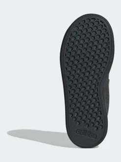 adidas Black Advantage Base 2.0 Hook and Loop Kids Trainers