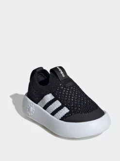 adidas Black Bubblecomfy Slip On Infant Trainers