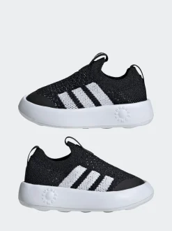 adidas Black Bubblecomfy Slip On Infant Trainers