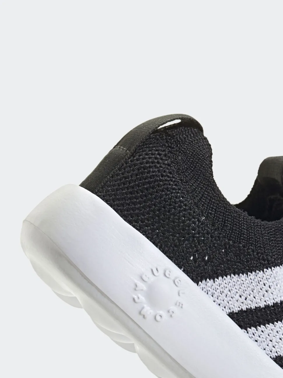 adidas Black Bubblecomfy Slip On Infant Trainers