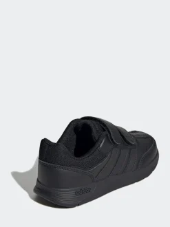 adidas Black Chrome Tensaur Switch Hook and Loop Kids Trainers