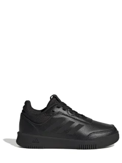 adidas Black Lace Up Tensaur Kids Trainers