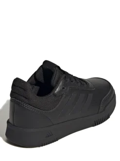 adidas Black Lace Up Tensaur Kids Trainers