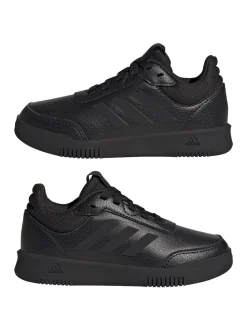 adidas Black Lace Up Tensaur Kids Trainers