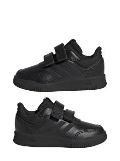 adidas Black Tensaur Hook and Loop Infant Trainers