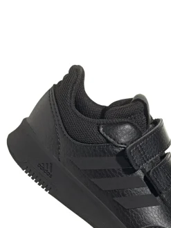 adidas Black Tensaur Hook and Loop Infant Trainers
