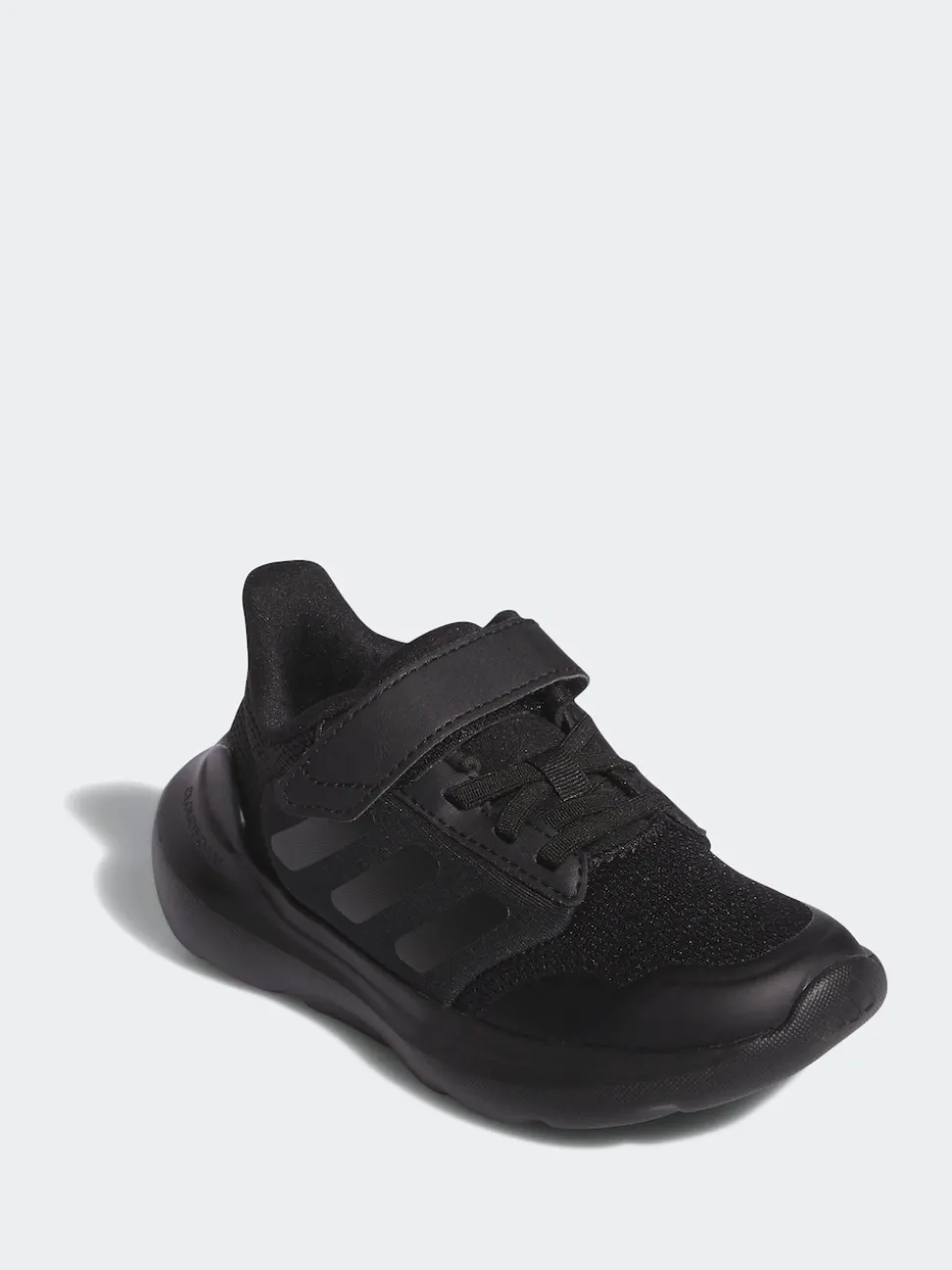 adidas Black Tensaur Run 2.0 Hook and Loop Kids Trainers