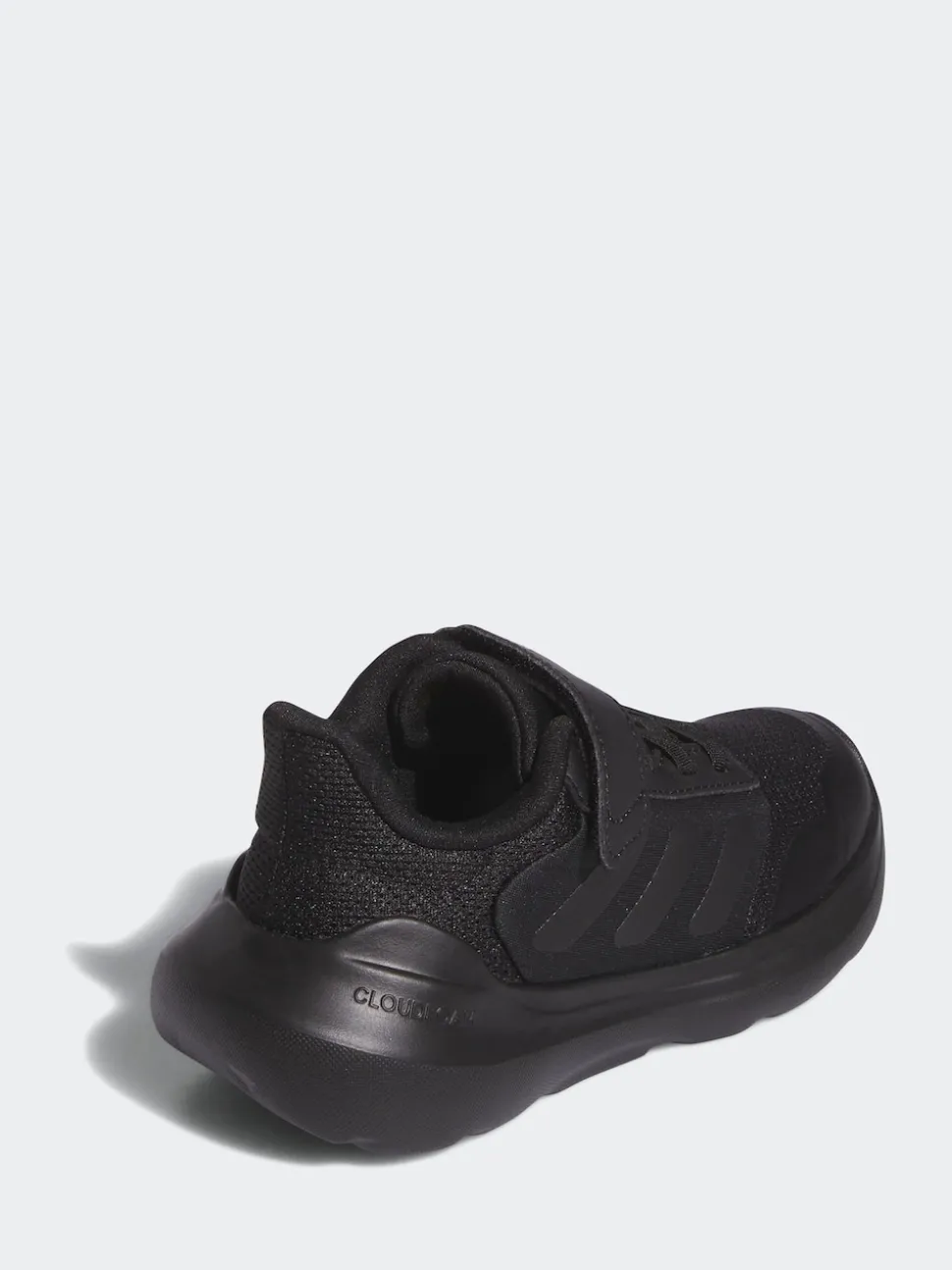 adidas Black Tensaur Run 2.0 Hook and Loop Kids Trainers