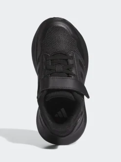 adidas Black Tensaur Run 2.0 Hook and Loop Kids Trainers