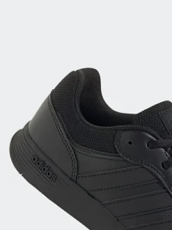 adidas Black Tensaur Switch Lace Junior Trainers