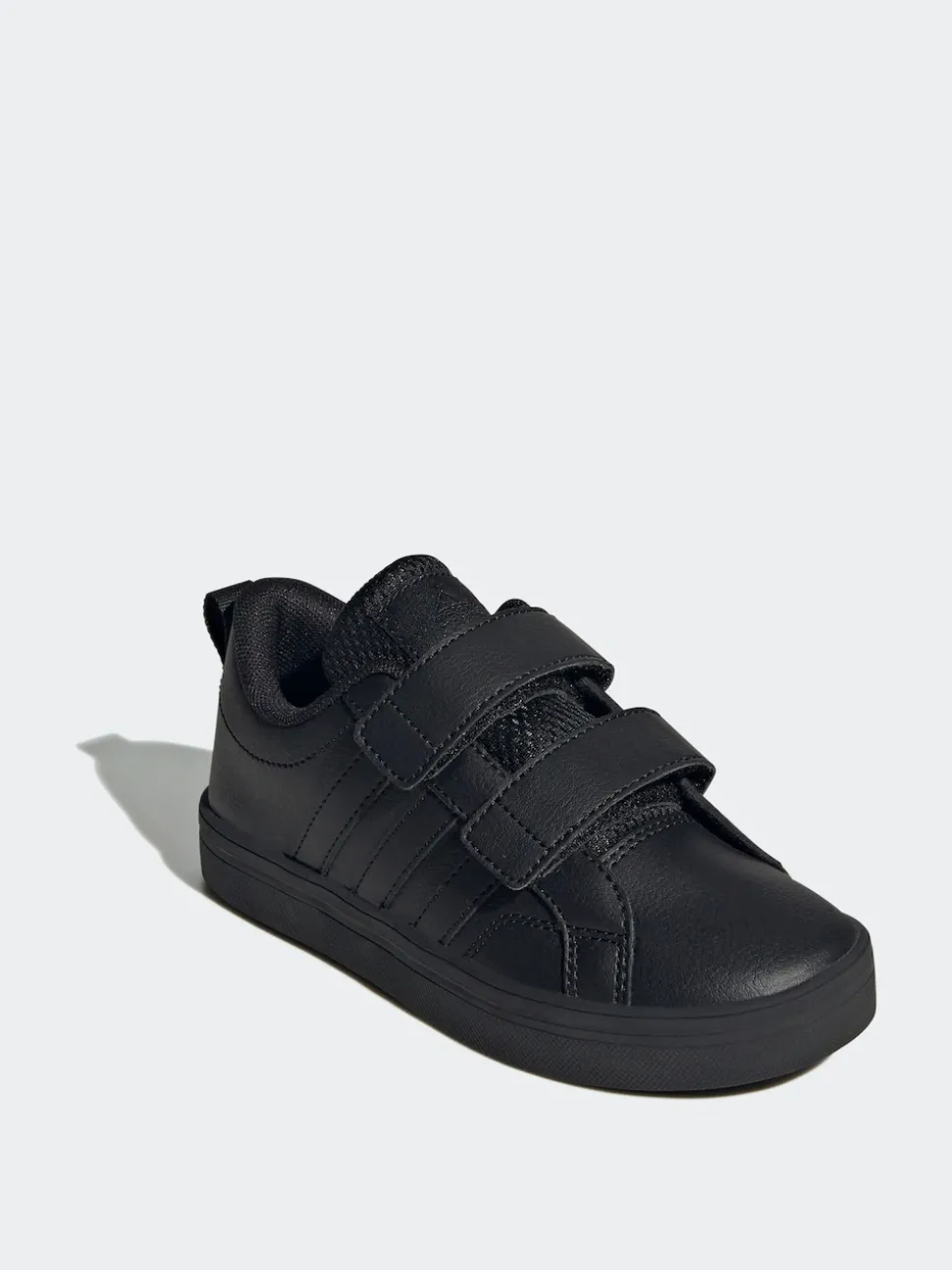 adidas Black VS Pace 2.0 Hook and Loop Kids Trainers