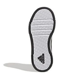 adidas Black/White Hook and Loop Tensaur Kids Trainers