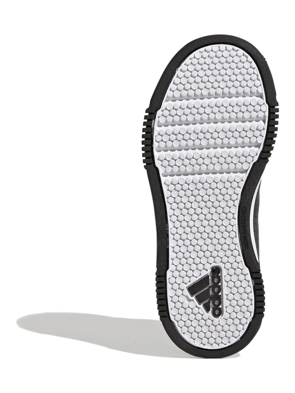 adidas Black/White Hook and Loop Tensaur Kids Trainers
