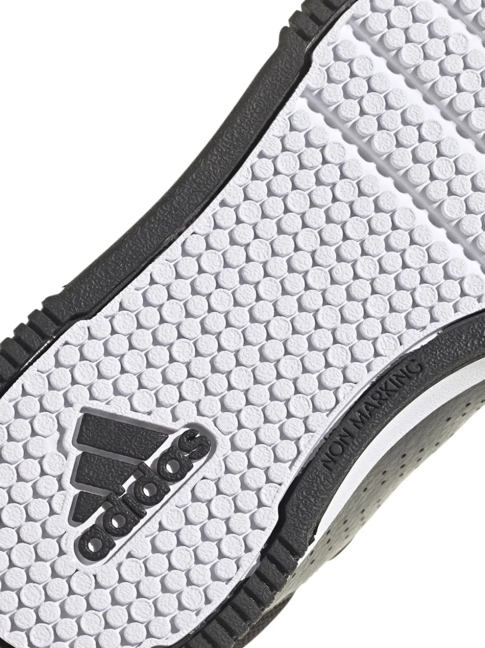 adidas Black/White Hook and Loop Tensaur Kids Trainers
