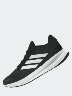 adidas Black/White Runfalcon 5 Lace Running Junior Trainers