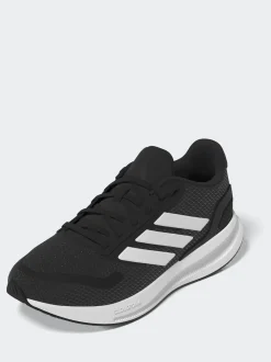 adidas Black/White Runfalcon 5 Lace Running Junior Trainers