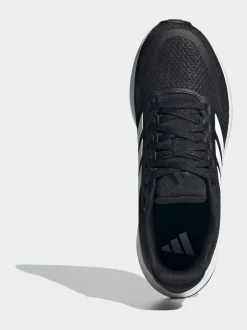 adidas Black/White Runfalcon 5 Lace Running Junior Trainers