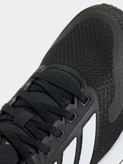 adidas Black/White Runfalcon 5 Lace Running Junior Trainers