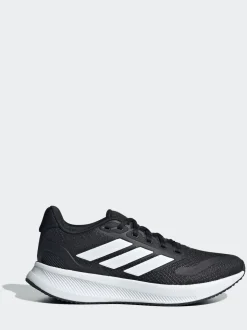 adidas Black/White Runfalcon 5 Lace Running Junior Trainers
