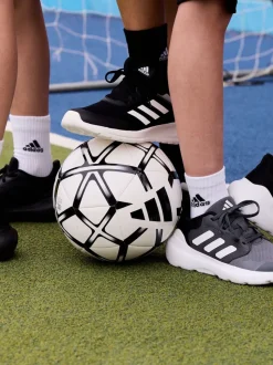 adidas Black/White Runfalcon 5 Lace Running Junior Trainers
