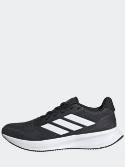 adidas Black/White Runfalcon 5 Lace Running Junior Trainers