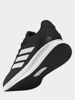 adidas Black/White Runfalcon 5 Lace Running Junior Trainers
