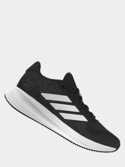 adidas Black/White Runfalcon 5 Lace Running Junior Trainers
