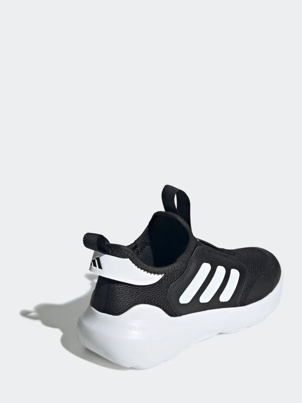 adidas Black/White Tensaur Comfort Slip On Junior Trainers
