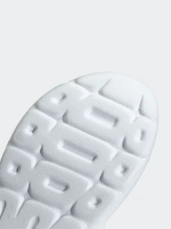 adidas Black/White Tensaur Comfort Slip On Junior Trainers