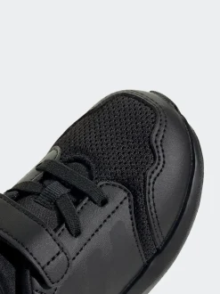 adidas Dark Black Tensaur Run 3.0 Easy On Infant Trainers