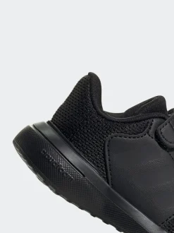 adidas Dark Black Tensaur Run 3.0 Easy On Infant Trainers